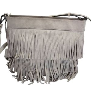 MK Leather Fringe Bag